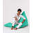 Premium Garden Bean Bag Chair, Turquoise, 57.1 x 13.8 x 35.4 inches | 100% Waterproof Polyester, 100% Original Bead Styrofoam Filling | Maximum Weight Capacity 440 lbs, Hidden Double Zipper Design | Perfect for Modern Outdoor Entertainment-421600999