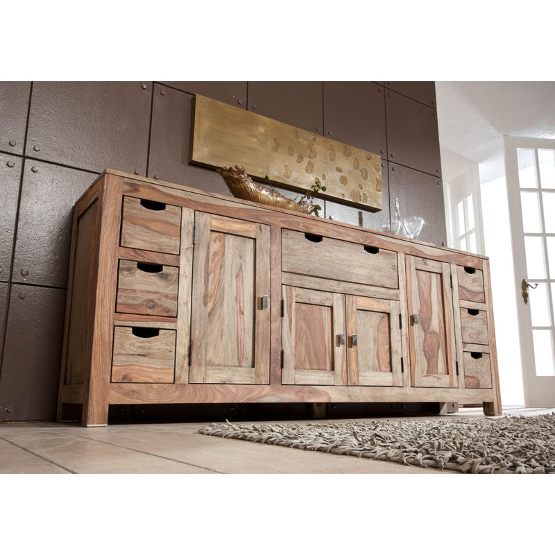 Nature 210cm Solid Wood Sideboard