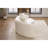 Boneless LY-042 S-Curved Chenille Sectional Sofa: Dual-Depth (21.3" & 26.8"), No Assembly, Compact For Small Spaces, 300 Lbs, 66.9" L-1899326308