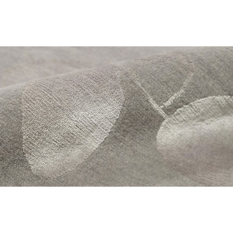Hand-Knotted High-Quality Gray Area Rug