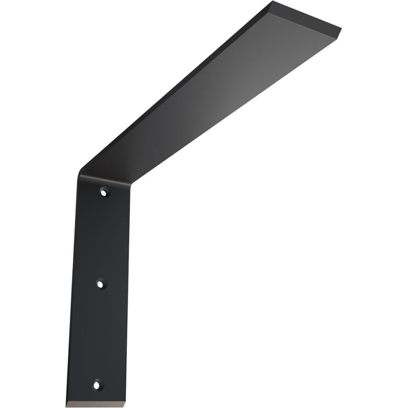 Support de comptoir en acier robuste, H 14 po x l 10 po x P 2,5 po