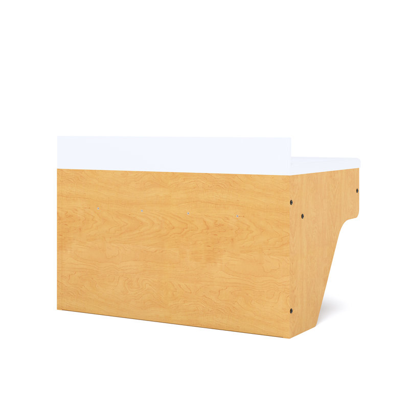Ensemble de meuble-lavabo mural simple 31 po Tot Mate®, Érable, Oui