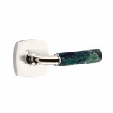 Select Round Door Lever with Square Rosette