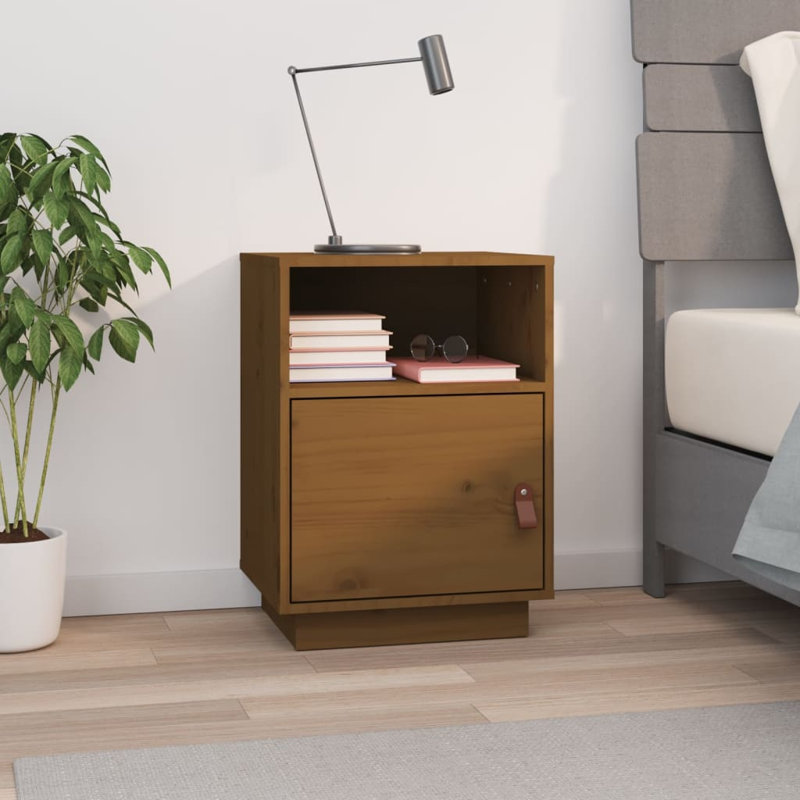Josias Bedside Table, Brown