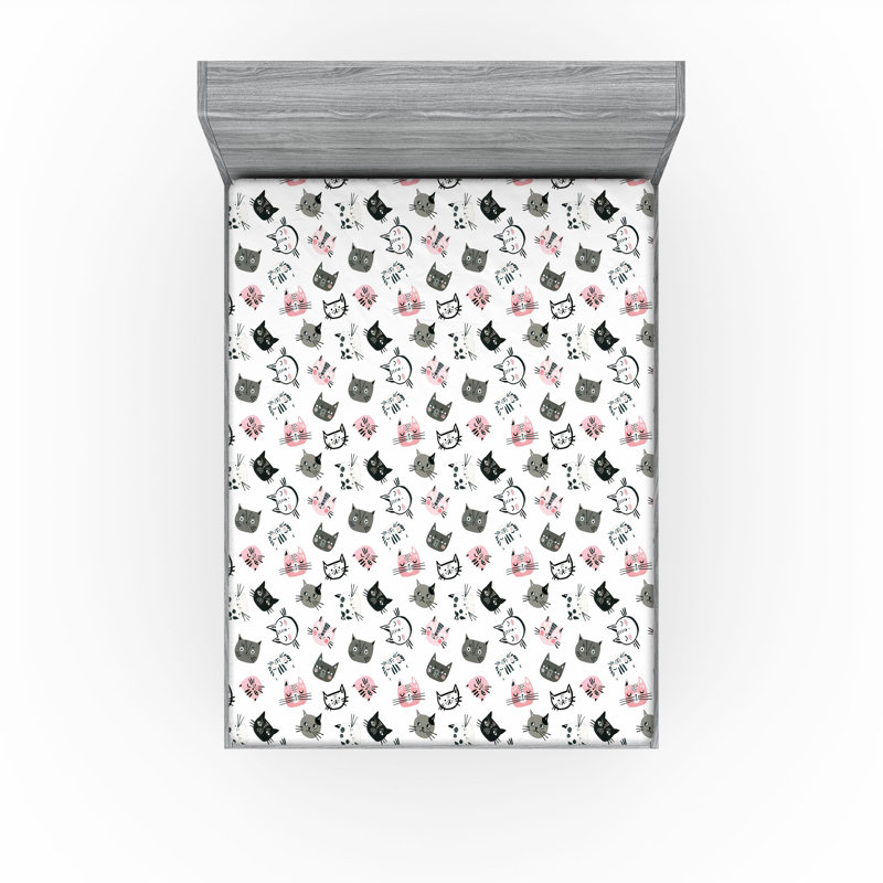 Drap-housse pour chat Ambesonne, Drap-housse très grand californien