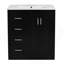 Ensemble de meuble-lavabo 30 po avec lavabo en céramique, armoire de rangement en bois massif, ensemble de meuble-lavabo autoportant avec 3 tiroirs et portes à fermeture douce-117866925-117866927