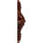Endurathane Antonio Ceiling Medallion, 35 7/8"W x 22 1/2"H x 4 3/8"P, Hand-Painted Antique Copper Finish-27880249