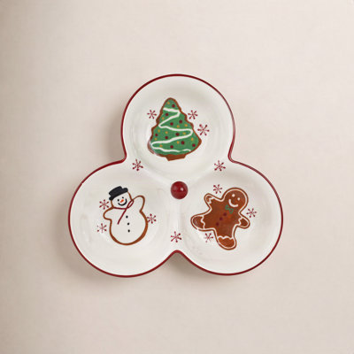 Winterfest Divided Serving Dish