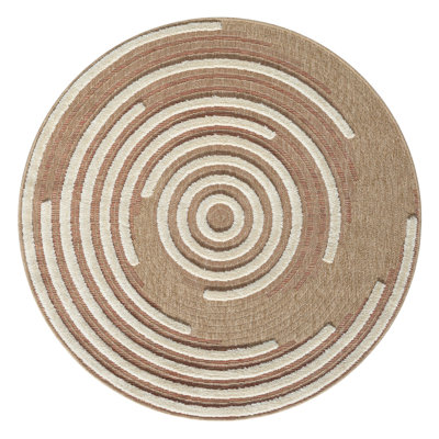 Tapis rond rond Krisslyn