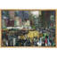 «Vintage City Street Market Scene», images de salon, impression sur toile encadrée sur toile.-1519876367-1519876596