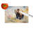 Grizzly Bear Glass Cutting Board Large