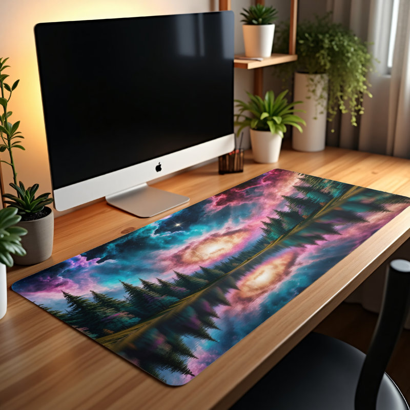 Polyester Desk Pad, 14.4x12.1