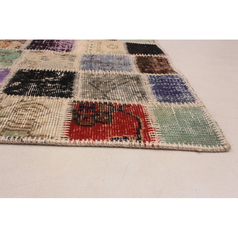 Bengiman One-of-a-Kind 4'8" X 6'8" New Age Wool Area Rug in
