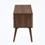 Meuble télé 2 portes en bois brun noyer moderne Mid-Century Ren