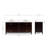 Cambridge 73'' Double Bathroom Vanity with White Quartz Top-1114086274