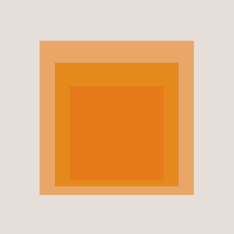 Square Series Gray par Yaffa G, Toile tendue, H 31 po x l 31 po