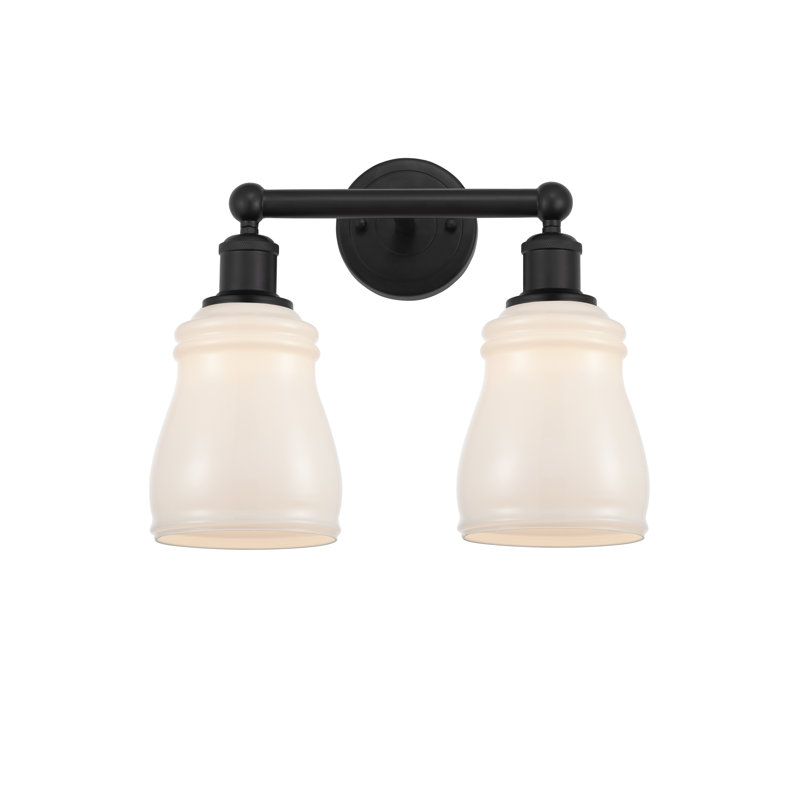 Mccarver 2 - Light Dimmable Vanity Light, Matte Black, White