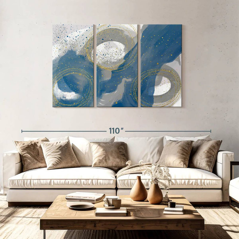 Couleurs et tourbillons Avery Wispy, H 48 po x l 74 po