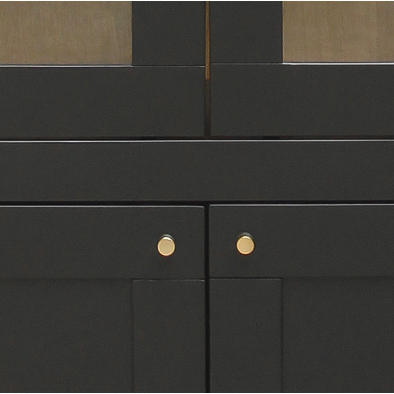 Hannah Tall Cabinet Black, Black