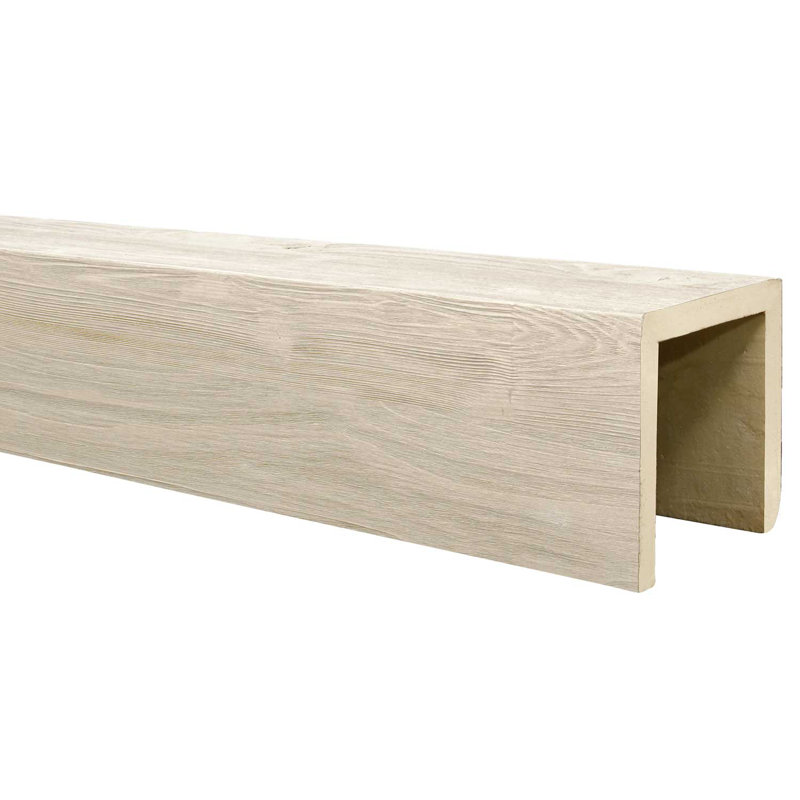 Poutre de plafond River Wood, Blanchir, H 4 po x l 120 po x P 4 po