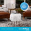 Tabouret de coiffeuse blanc