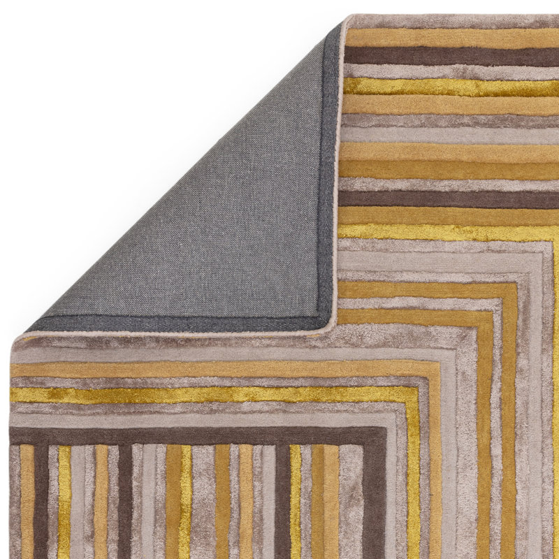 Corel Geometric Wool Hand Tufted Area Rug, Rectangle 200 x 290cm