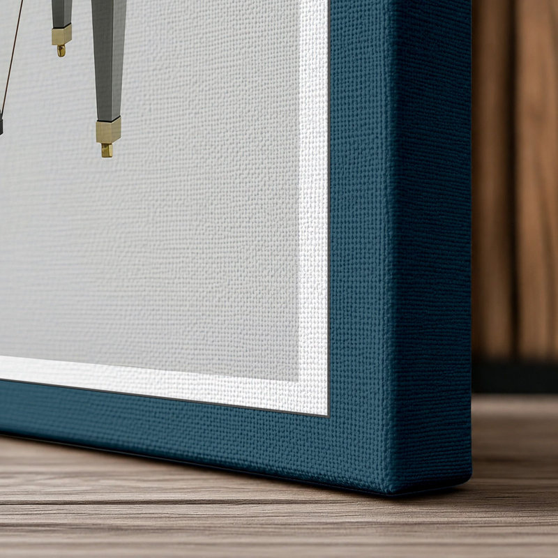 Print, 30x20 - 76.2 x 50.8 cm, Teal Border