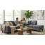 Canapé modulaire rembourré moderne avec méridienne réversible, grande assise, coussins de soutien en mousse, tissu durable, canapé de salon pour maison et appartement-130464427