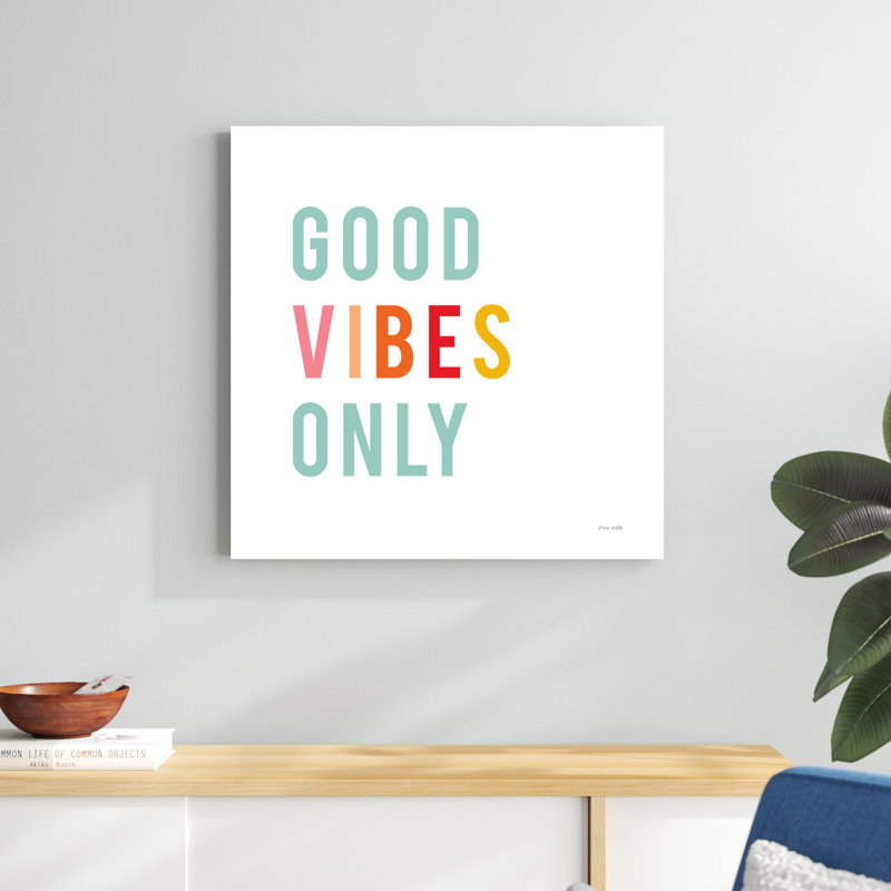 Good Vibes Only Pastel, H 30 po x l 30 po