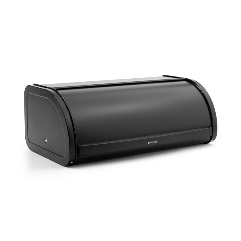 Boîte à pain à couvercle roulant Brabantia, Noir mat