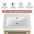 24'' Single Bathroom Vanity with Resin Top-479396916