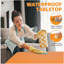 Table pliante portative orange 4 pieds pour un maximum de 135 kg pour l'intérieur et l'extérieur-305687580