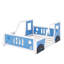 Lit plateforme double avec roulettes-1291551090