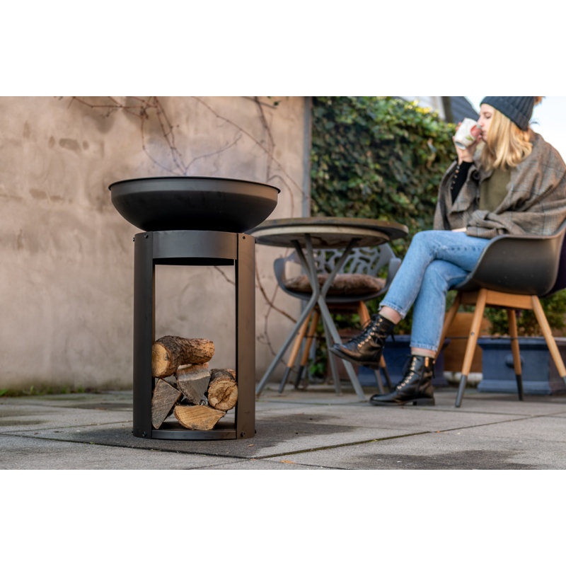 Round Steel Wood Burning Smokeless Fire Pit