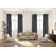 Rideau simple extra long et extra large en velours mat luxueux