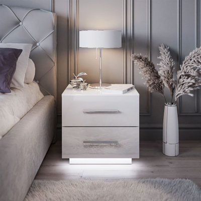 Varonique 2 Drawer Bedside Table