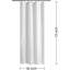 Doublure de rideau de douche douce et légère en tissu imperméable avec aimants pour décrochage étroit, lavable à la machine, durable et sans odeur-1429158041-1429158040