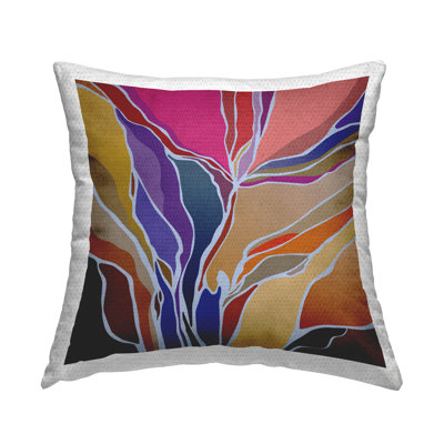 Floral Indoor/Outdoor Throw Pillow
