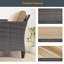 Chaise de patio avec coussins -1445883251