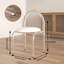 Tabouret de coiffeuse en acrylique Chert