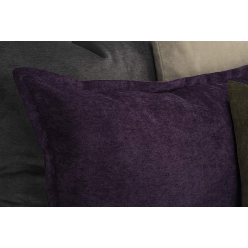 Polyester Channel Duvet Cover & Insert, Cal. King Duvet Cover + 2 Shams, Aubergine
