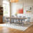 17" Wide Modern Country Farmhouse Wood Dining Room Chairs-655048335-655048328