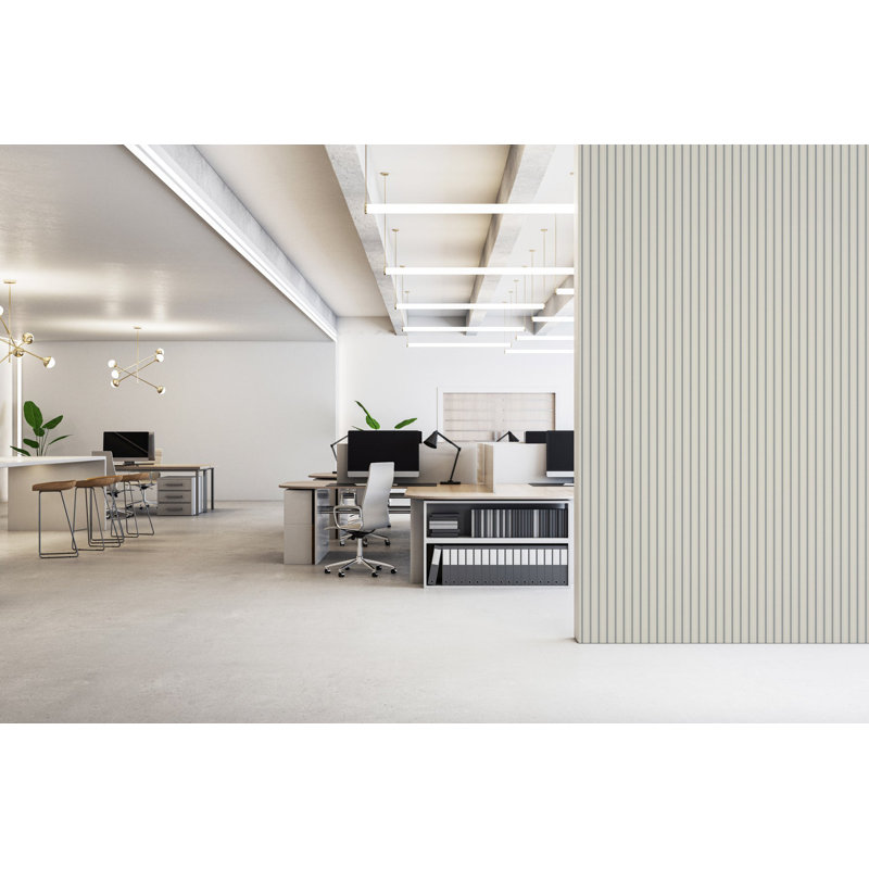 Tailored Stripe - Oxford Blue Wallpaper