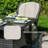 Axl 4 - Person Patio Dining Set Umbrella Hole Included Square Table
