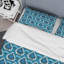 Ensemble de housse de couette à motif bleu-1861253533
