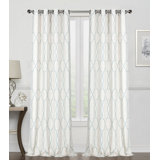 France Polyester Room Darkening Curtain Pair