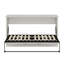 Lit escamotable horizontal escamotable peu encombrant, se pliant dans une armoire, parfait pour les chambres polyvalentes