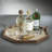 Conferina Mango Wood w/ Rattan Inlay Octagonal Tray-1772737978