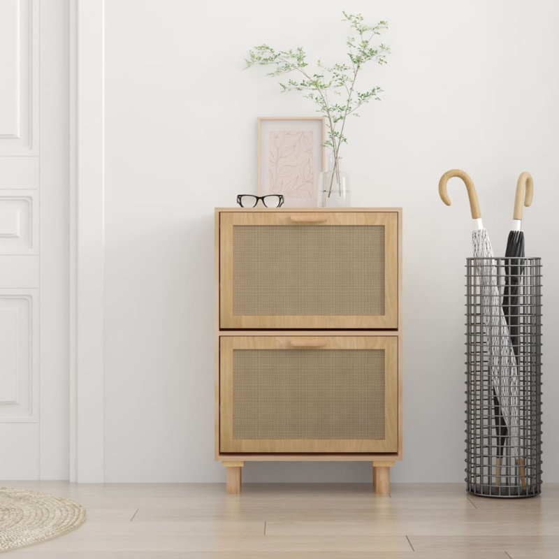 Flip Down Shoe Storage, Brown