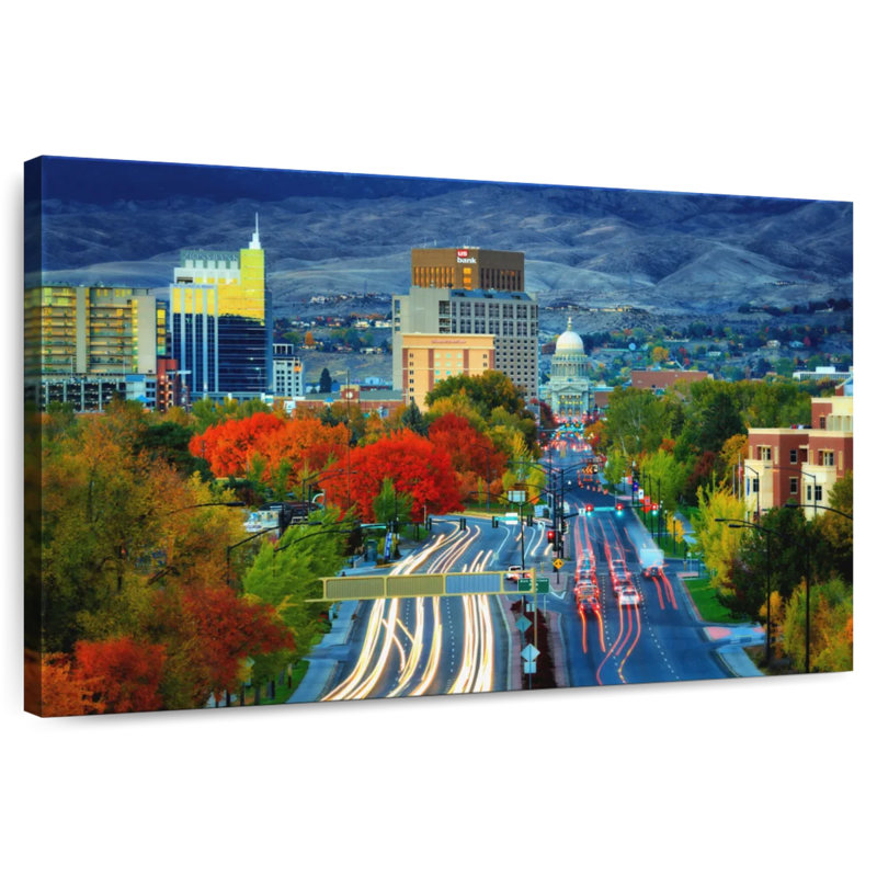 Sebbie Autumn In Boise, 34" H x 51" W